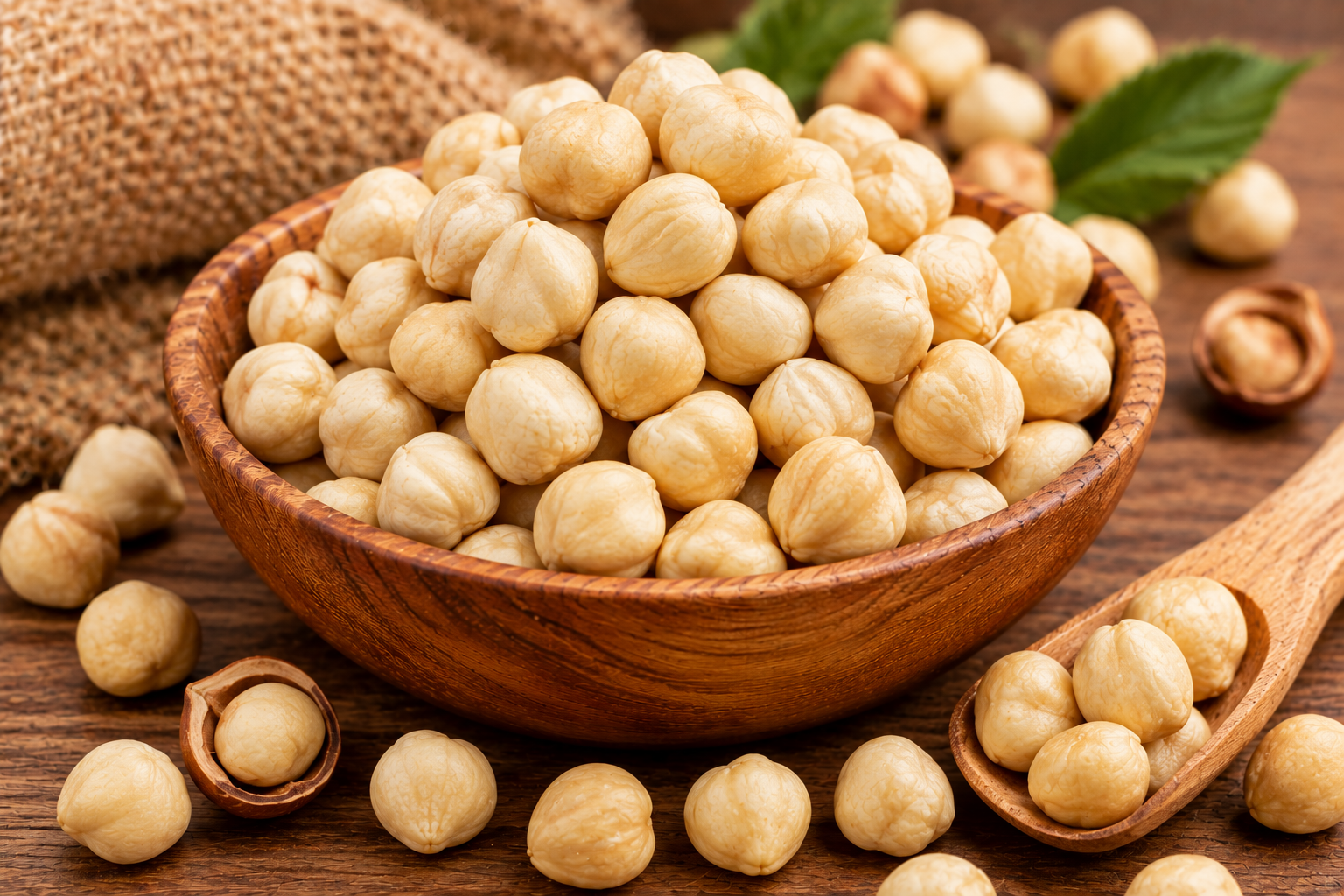 White Hazelnuts